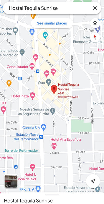 📍 Nuestra ubicación en Ciudad de Guatemala